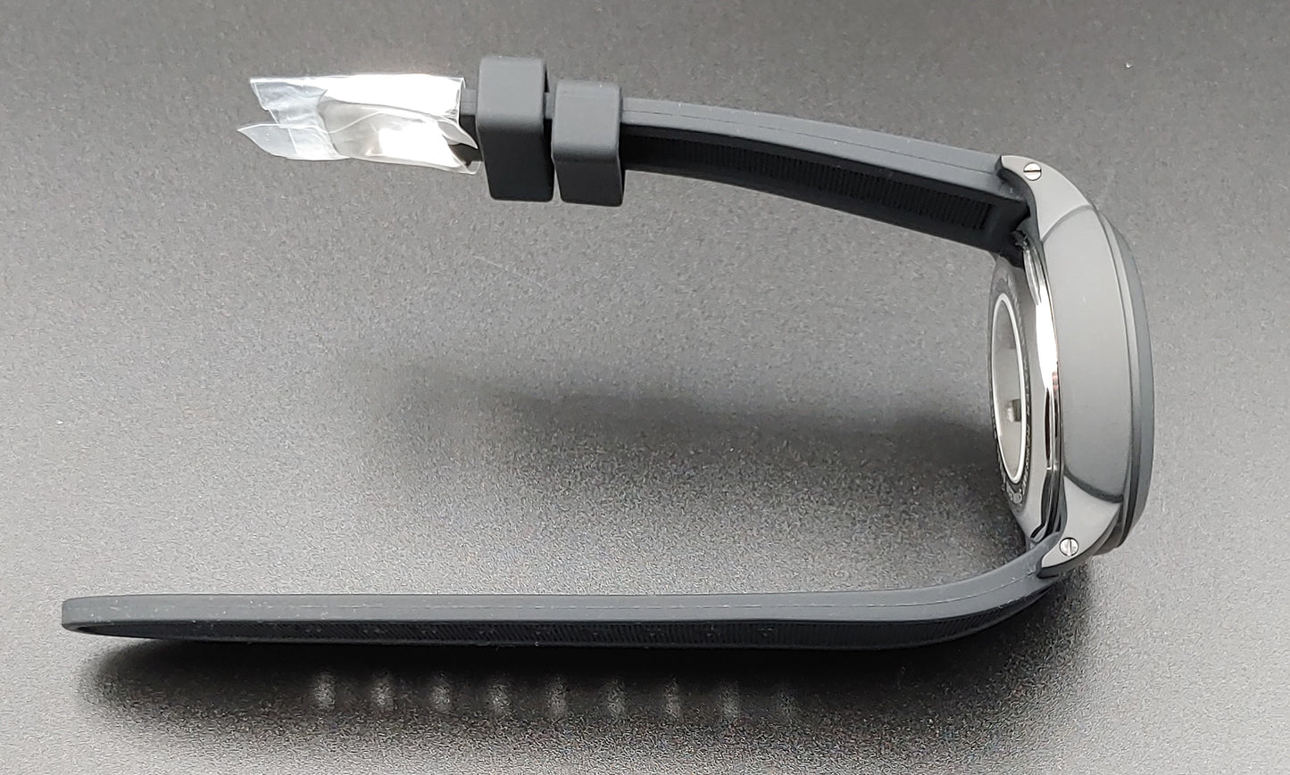 Alpha α 1993 Αυτόματο Μαύρο Ματ Αυτόματο Με Μαύρο Λουράκι Σιλικόνης και Μαύρο Καντράν με Ημερομηνία και Ημέρα