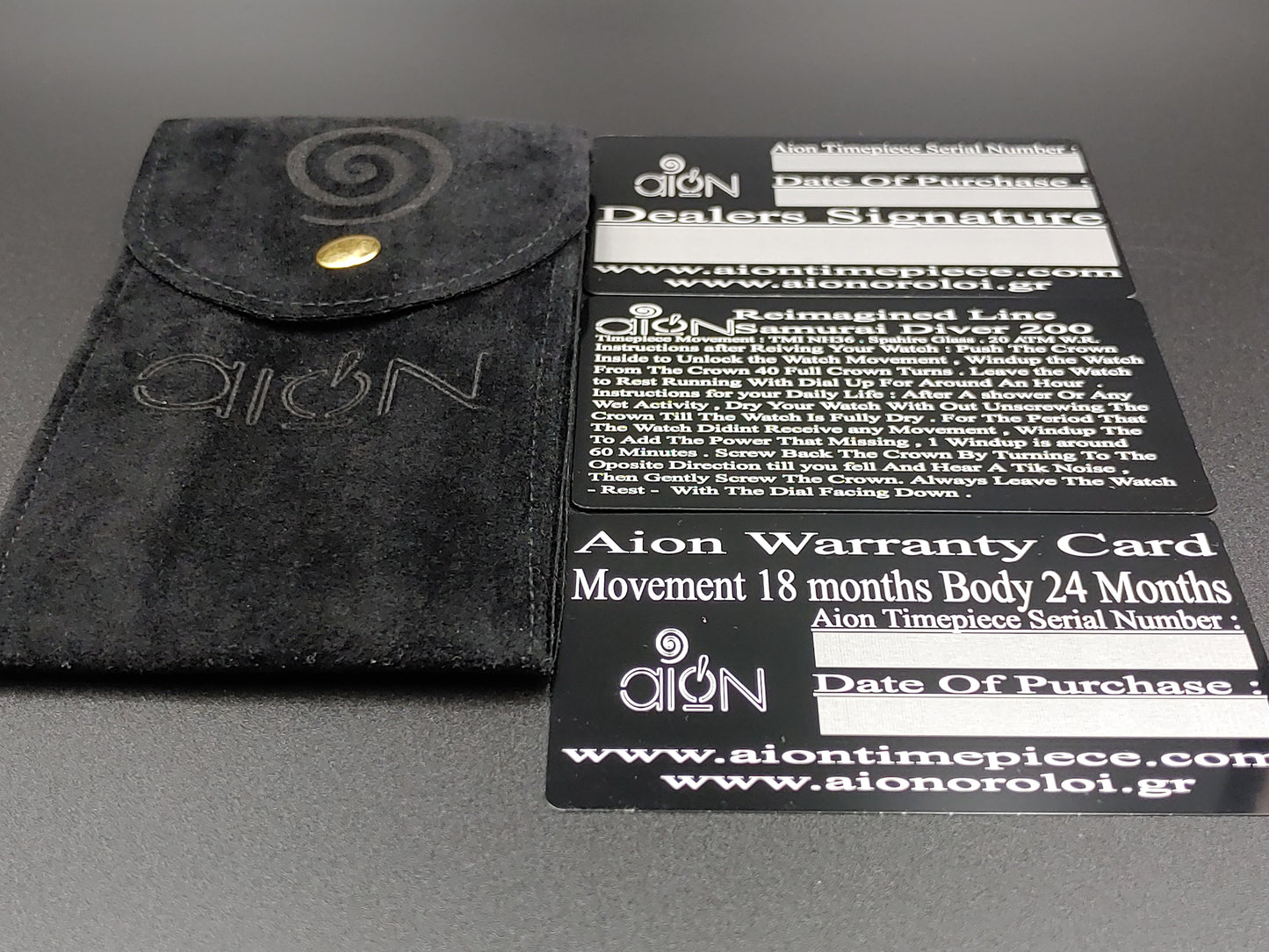 Aion Αιων Reimagined Line Samurai DIver 200M Μαυρο Λευκο Ημερα Ημερομηνια 1/1