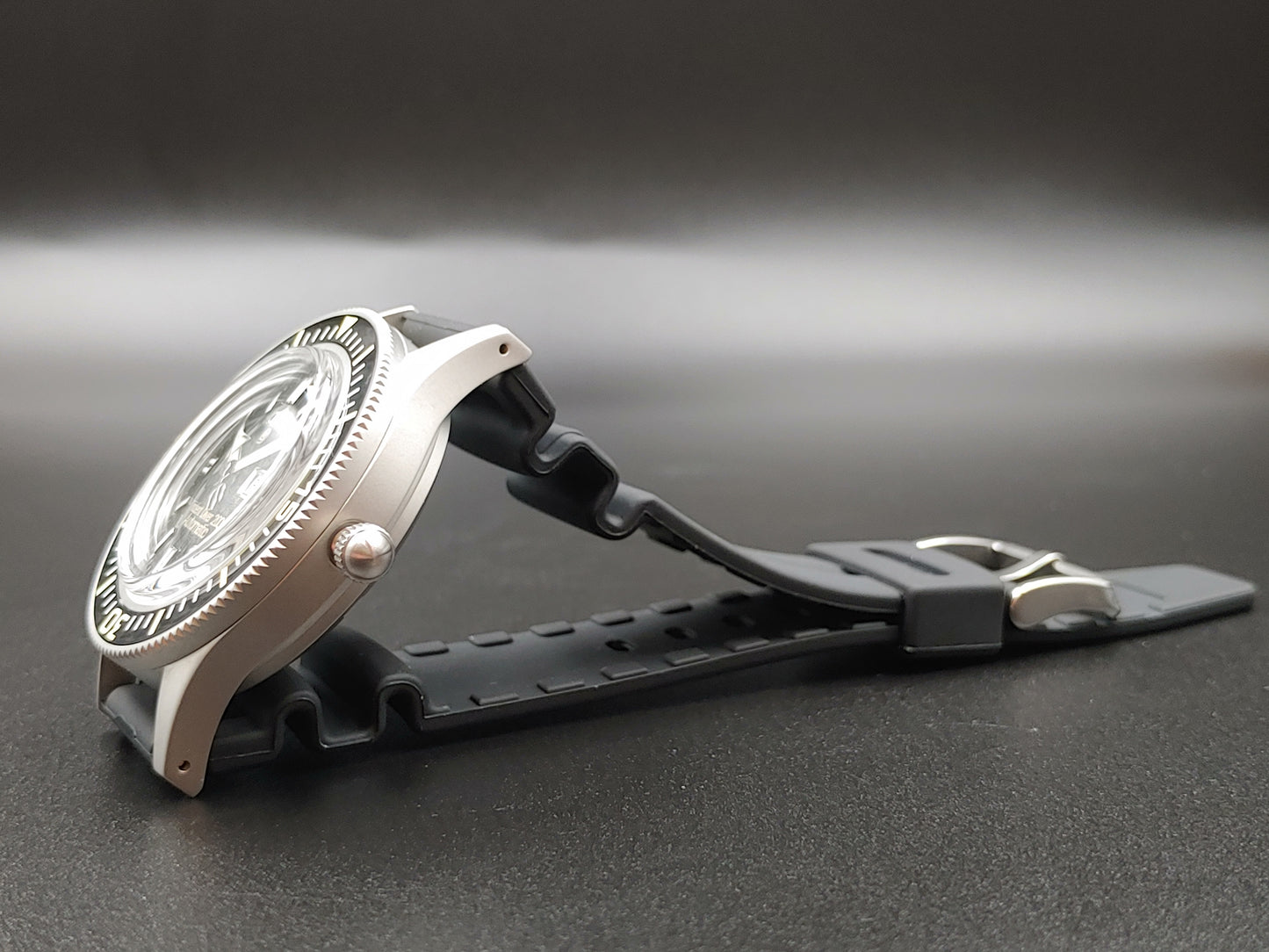 Aion Αιων Trident Diver 200 Μελανο-Μαυρο Ημερα Ημερομηνια