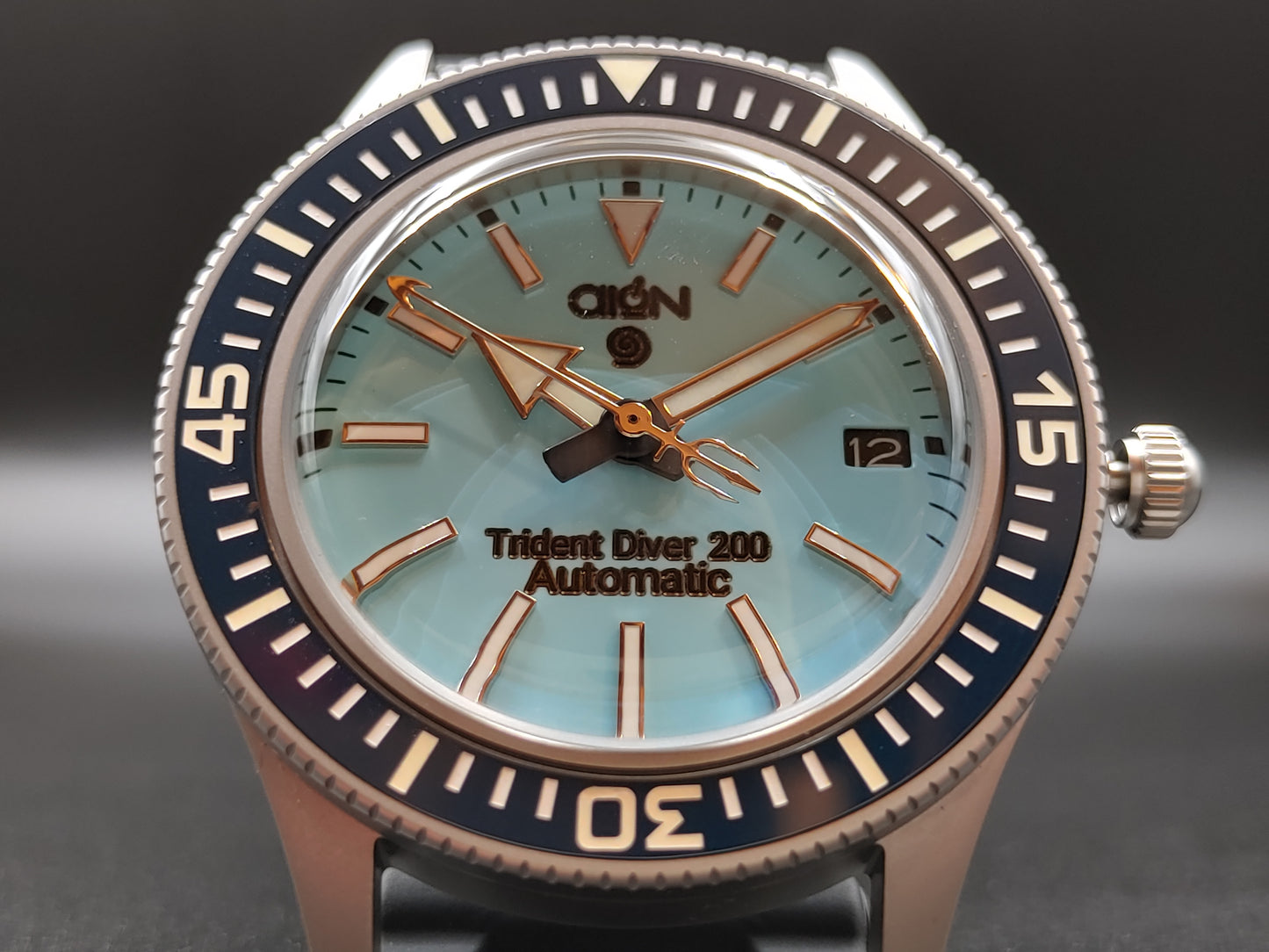 Aion Αιων Trident Diver 150 Γαλαζιο Κυανο-Μπλε Ημερομηνια