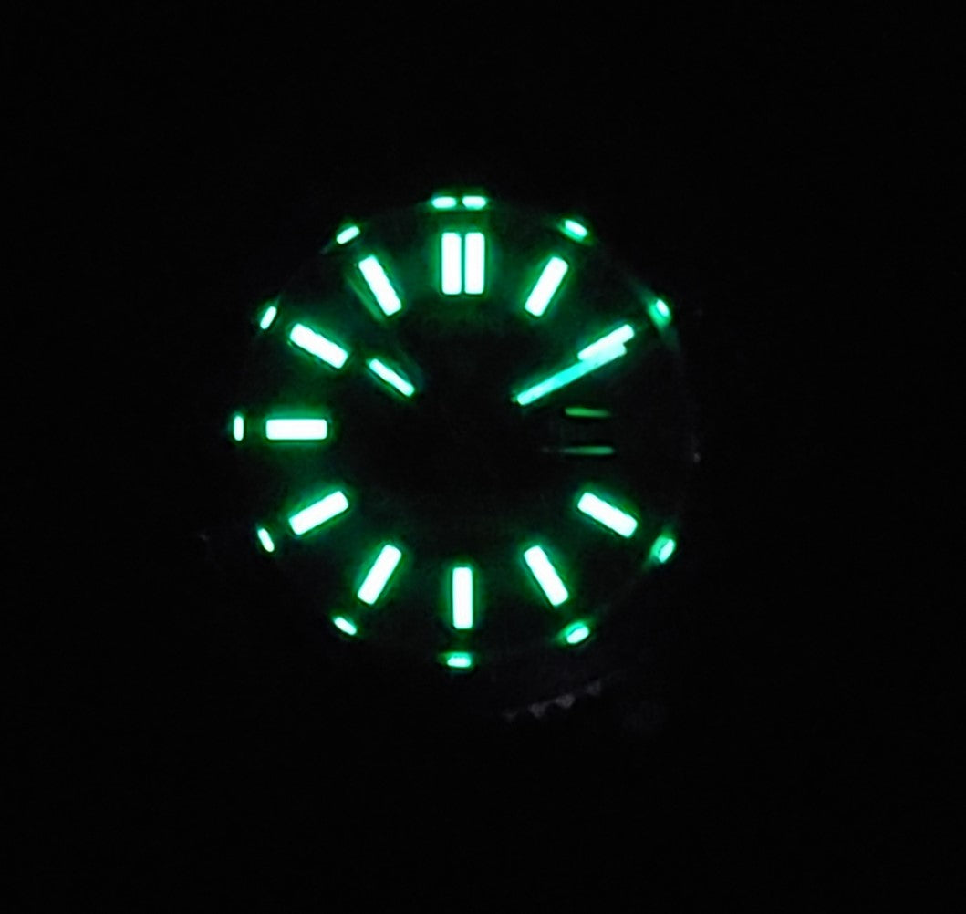 Aion Αιων Classic Diver Μαυρο 150M 15 ATM 36mm Reimagined Line Γαλαζιο Ημερα Ημερομηνια