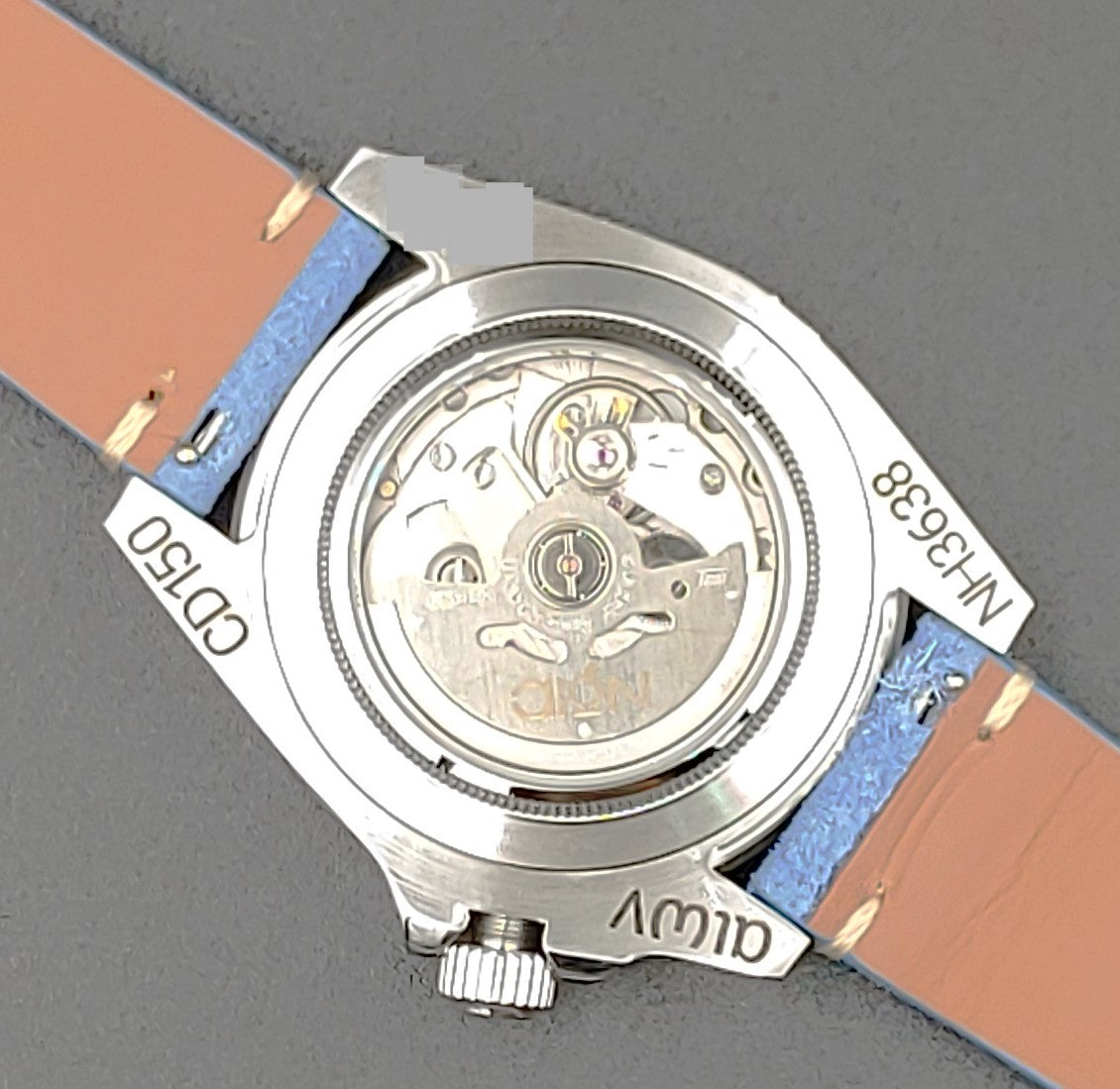 Aion Αιων Classic Diver 150M 3.8 Reimagined Line Γαλαζιο Ημερα Ημερομηνια