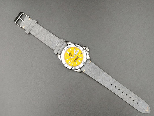 Aion Αιων Classic Diver 150M 3.8 Reimagined Line Κιτρινο Ημερα Ημερομηνια