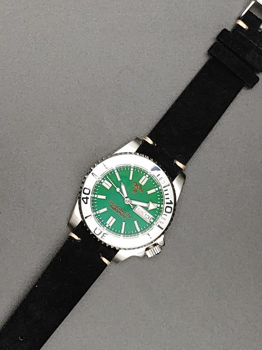 Aion Αιων Classic Diver 150M 3.8 Reimagined Line Πρασινο Ημερα Ημερομηνια