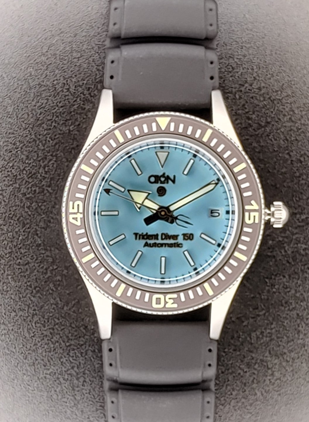 Aion Αιων Trident Diver 150 Γαλαζιο Γκρι Ημερομηνια