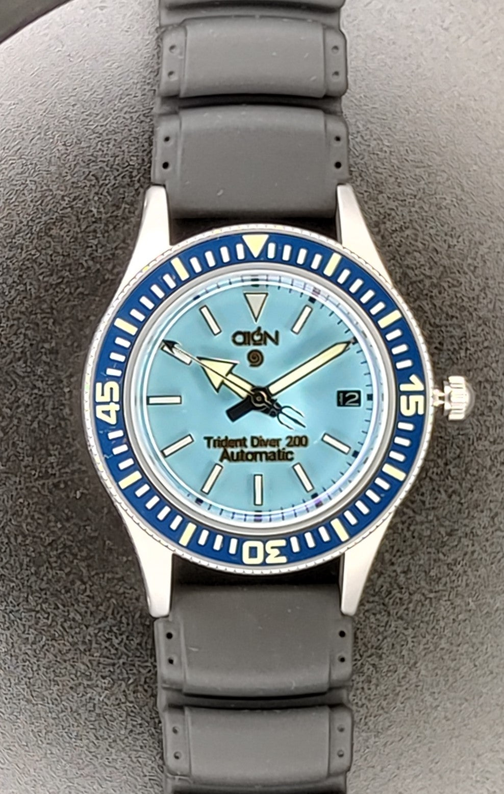 Aion Αιων Trident Diver 150 Γαλαζιο Κυανο-Μπλε Ημερομηνια