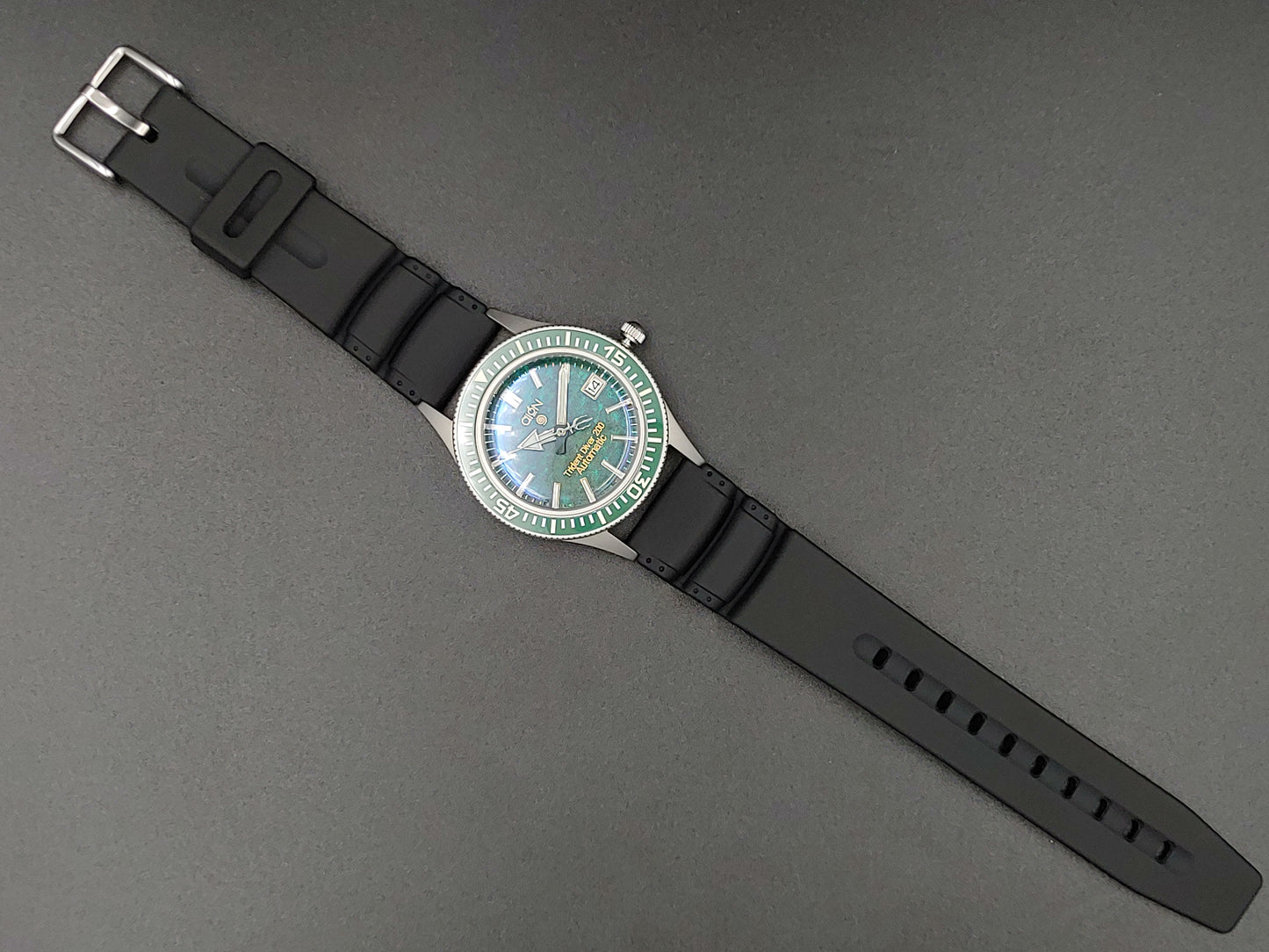 Aion Αιων Trident Diver 150 Πρασινο Ημερομηνια 150Μ 15 ΑΤΜ