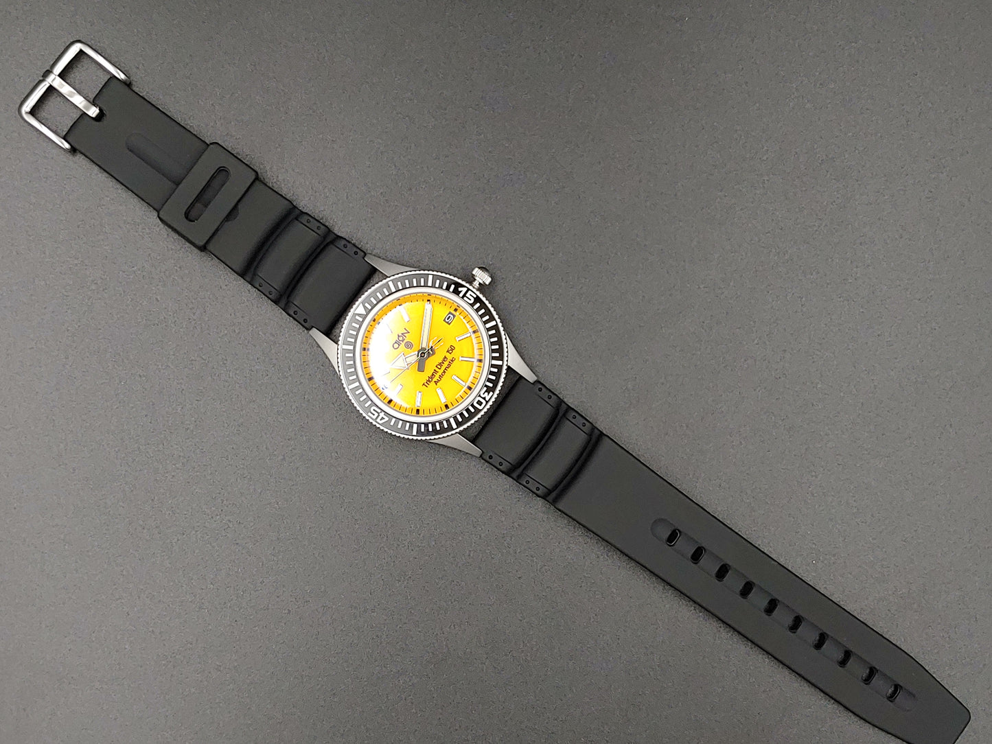 Aion Αιων Trident Diver 150 Κιτρινο Ημερομηνια 150Μ 15 ΑΤΜ