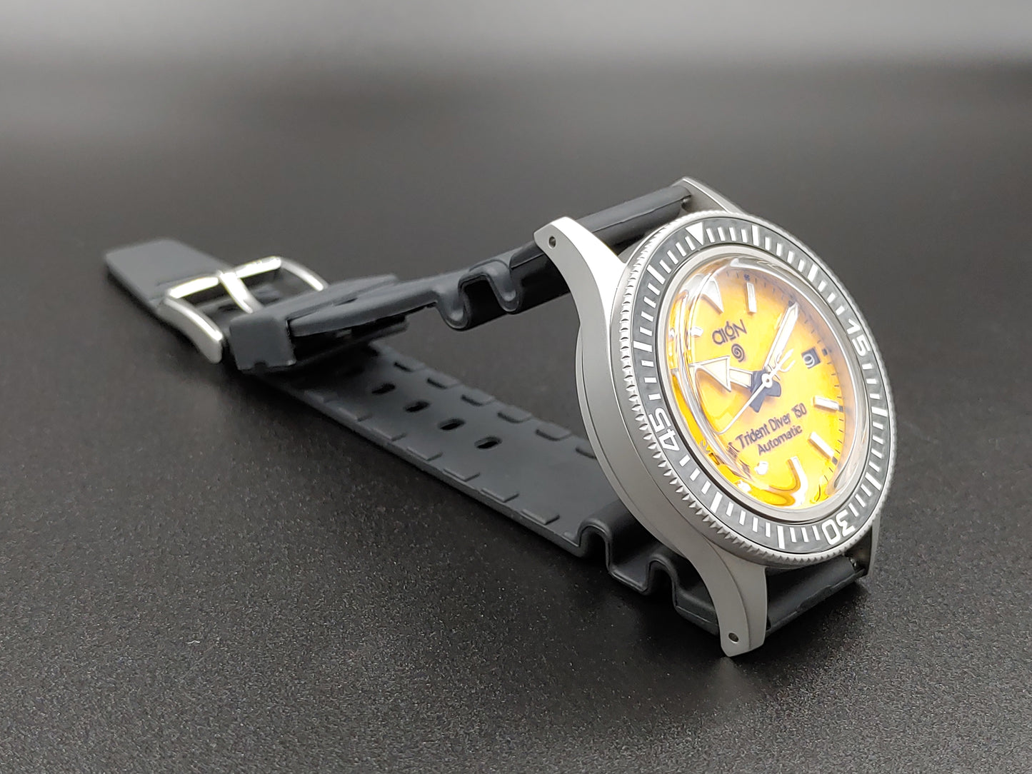 Aion Αιων Trident Diver 150 Κιτρινο Ημερομηνια 150Μ 15 ΑΤΜ