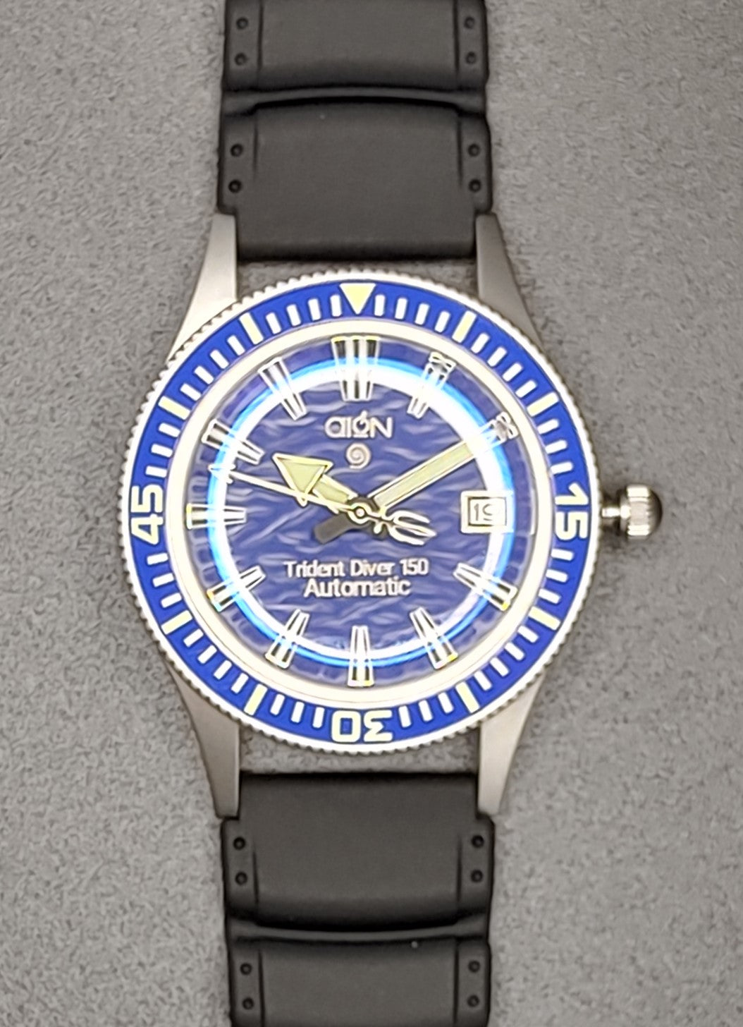 Aion Αιων Trident Diver 150 Μπλε Ημερομηνια 150Μ 15 ΑΤΜ