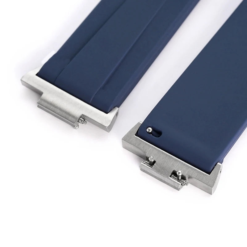 Μαύρο Λουράκι Σιλικόνης Μαλακό 12mm και 22mm Χιλιοστά κατάλληλο για Tissot PRX και CITIZEN