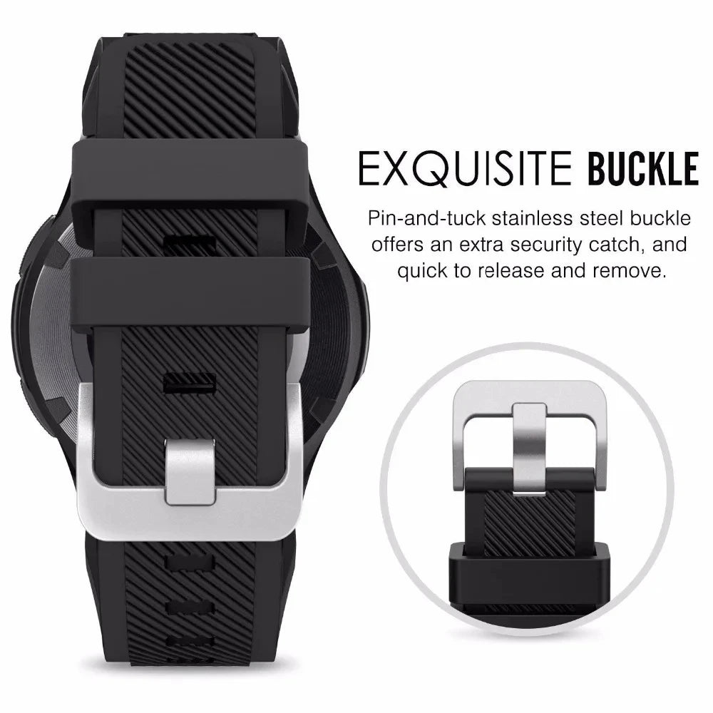 Πορτοκαλι Λουρακι Σιλικονης 22mm Samsung & Huawei Smart Watch