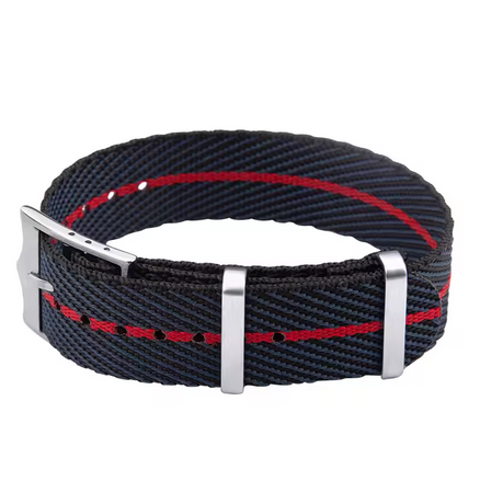 20mm Χιλιοστά Μπλέ Κοκκινο Υφαντο νάιλον υφασμάτινο ΝΑΤΟ Λουράκι