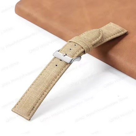 Μαύρο λουράκι βινυλίου Retro Denim 22mm
