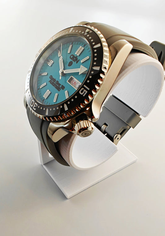 Aion Αιων Classic Diver 150M 3.8 Reimagined Line Γαλαζιο Ημερα Ημερομηνια